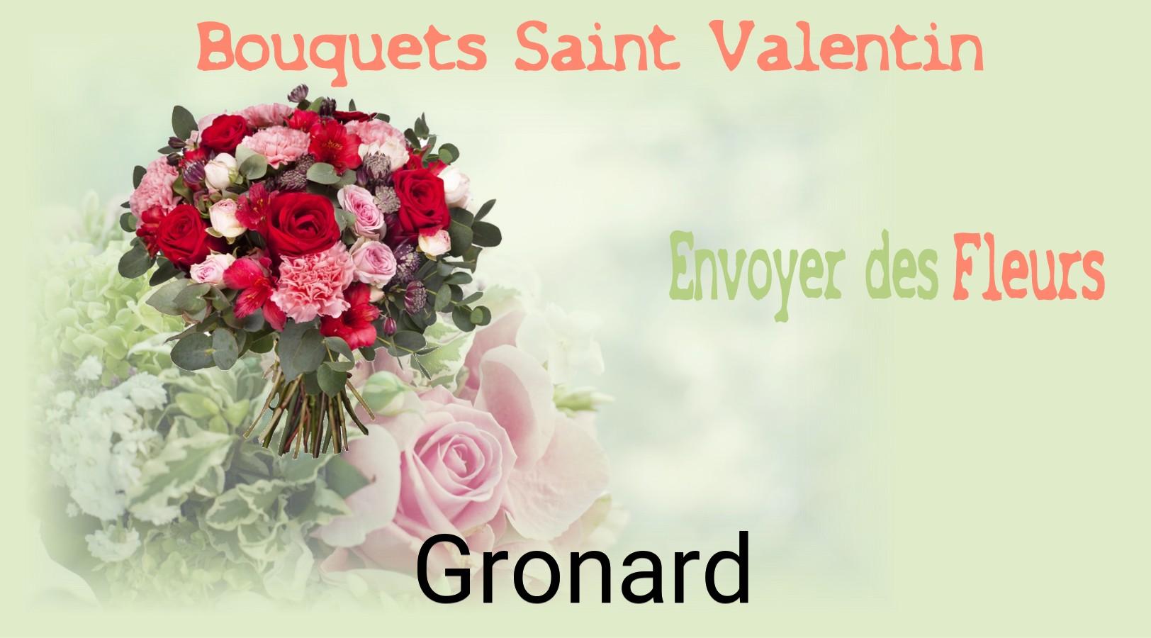 Roses de Saint-Valentin livrées à Gronard